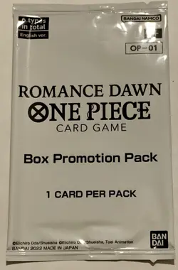 One Piece Card Game - Romance Dawn Box Promotion Pack Sealed English OP-01 - Image 1