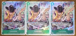 One Piece PRB02 Cavendish English Playset EB01-012 3 Card Premium Set Best Vol.2 - Image 1