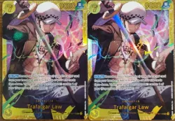 One Piece Trafalgar Law English Playset OP10-119 Royal Blood SEC 2 Card Set - Image 1