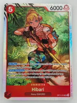 One Piece - OP11-010 Hibari - Super Rare Foil - Image 1