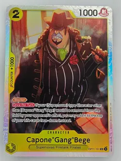 One Piece - OP11-101 Capone"Gang"Bege - Super Rare Foil - Image 1