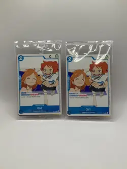 2x One Piece TCG Girl P-096 Promo Prerelease Op14-Eb04 SEALED English NM - Image 2