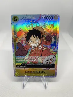 Monkey D Luffy OP07-109 SR - 500 Years in the Future One Piece TCG English NM - Image 1