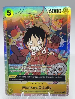 Monkey D Luffy OP07-109 SR - 500 Years in the Future One Piece TCG English NM - Image 2
