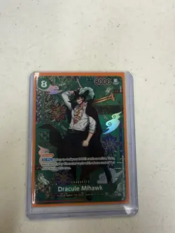 One Piece Dracule Mihawk - OP12-030 (SP) - The Azure Sea’s Seven (OP14) English - Image 1