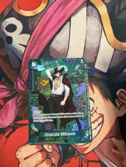 One Piece Dracule Mihawk - OP12-030 (SP) - The Azure Sea’s Seven (OP14) English - Image 2