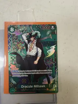 One Piece Dracule Mihawk - OP12-030 (SP) - The Azure Sea’s Seven (OP14) English - Image 3