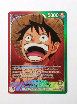 One Piece (TCG/CCG): (OP13) Monkey.D.Luffy AA Alt Art Leader Card OP13-001 - Image 2