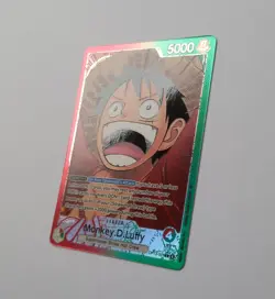 One Piece (TCG/CCG): (OP13) Monkey.D.Luffy AA Alt Art Leader Card OP13-001 - Image 3