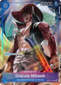 1x Dracule Mihawk (Seven Warlords of the Sea Binde NM Eng OPCG - One Piece Promo - Image 1