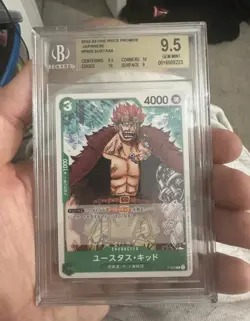 One Piece card Promo P-003 P Eustass Kid Japanese BGS 9.5 - Image 1