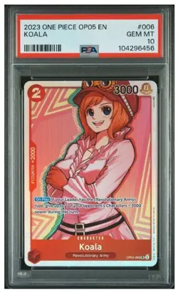 Koala OP05-006 SR One Piece Awakening Of The New Era 2023 PSA 10 - Image 1