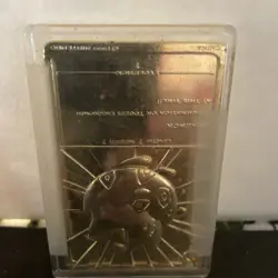 Pokemon 23K Gold-Plated 1999 Togepi, Poliwhirl Trading Cards, Set of 2 Ninetendo - Image 4