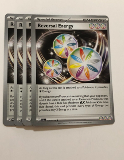 Pokemon Card Paldea Evolved 4x Playset Reversal Energy 192/193 NM - Image 1