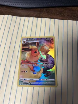 Pokemon TCG Flareon Full Art Holo Trainer Gallery Card TG01/TG30 Brilliant Stars - Image 1