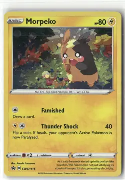 Pokemon Morpeko - Promo SWSH: Sword & Shield Promo Cards SWSH116 NM - Image 1