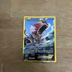 POKEMON GYARADOS EX 123/122 RARE BREAKPOINT SINGLE HOLO CARD - Image 1