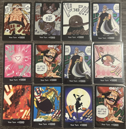 One Piece CCG Mixed DON!! Card - Lot Of 12 - PLAYSET - Image 1