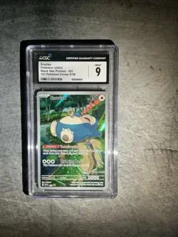 Pokemon Center Exclusive Snorlax 051 Promo Card Scarlet Violet CGC 9 - Image 1
