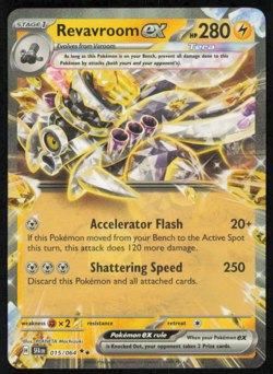 Pokemon TCG Revaroom ex 015/064 Shrouded Fable Double Rare Holo Card NM - Image 1