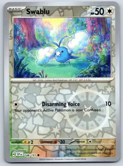 Swablu - Reverse Holo - Surging Sparks SSP 148/191 sowsow Pokemon Card - Image 1