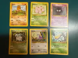Pokemon Cards Bundle - BASE SET 2 - 6 NEAR MINT Cards - Used - Image 1