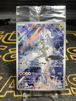 Pokemon TCG N's Reshiram Stamped Illustration Rare Promo Card 167/159 Sealed - Image 3