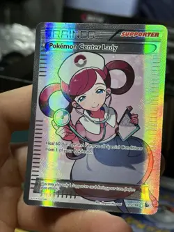 Pokemon Center Lady 105/106 XY Flashfire 2016 Full Art Holo Pokemon Card TCG - Image 4