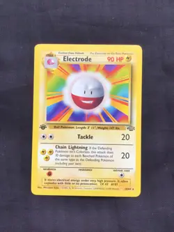 Pokemon Cards: 1st Edition Jungle Rare: Electrode 18/64 - Image 1