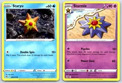 Staryu/Starmie - Brilliant Stars Yuka Morii Pokemon TCG Card NM - Image 1