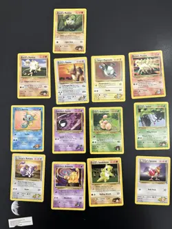 Pokemon Card TCG Gym Heroes Common Uncommon Lot of 13 LP - Image 1