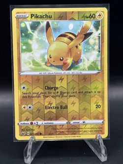 Pikachu 65/202 - Reverse Holo - Sword & Shield - Pokemon TCG card game 2020 - Image 1