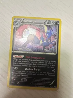 Pokemon TCG Greninja XY Black Star Promo Holo Card XY24 MP - Image 1