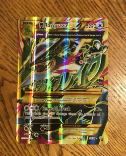 Pokemon TCG Mega-Rayquaza-EX Ancient Origins Holo Card 98/98 Full Art Ultra Rare - Image 1