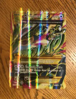 Pokemon TCG Mega-Rayquaza-EX Ancient Origins Holo Card 98/98 Full Art Ultra Rare - Image 2