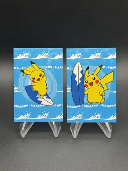 Surfing Pikachu Cracked Ice Holo Pokemon Electric Card Database Peru Us Seller - Image 1