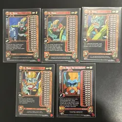 Score Dragon Ball GT TCG 2004 Dr. Myuu Personality Foil Card Lot (5 Cards) - Image 1