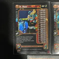 Score Dragon Ball GT TCG 2004 Dr. Myuu Personality Foil Card Lot (5 Cards) - Image 2