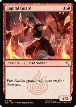 1x (TLE) Capital Guard - Foil MTG Avatar: The Last Airbender Eternal NM Magic Fo - Image 1