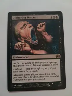 Gibbering Descent LP Magic the Gathering Future Sight MTG - Image 1