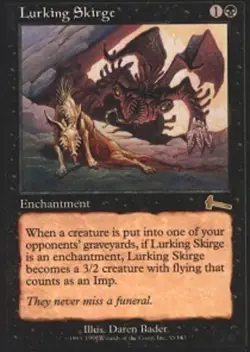Lurking Skirge - Urza's Legacy #55/144 MTG Magic The Gathering - Image 1