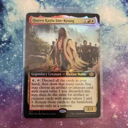 Queen Kayla bin-Kroog (FOIL) x1 - MTG The Brothers' War BRO #357 - Image 1