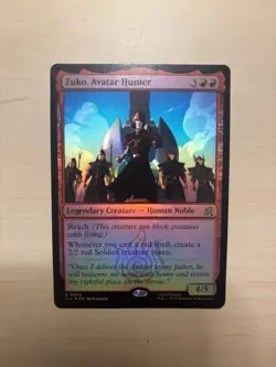 Zuko, Avatar Hunter (0246) Foil NM. Avatar: The Last Airbender - Image 1