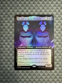 MTG Lo and Li, Royal Advisors #0189 Foil Extended Art Rare Avatar: TLA: EL (TLE) - Image 1