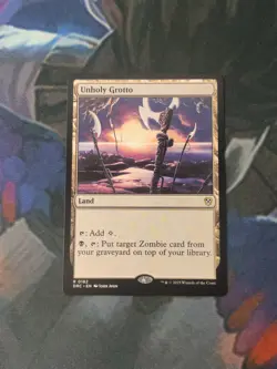 Unholy Grotto | 7% Off 2+ | Aetherdrift | NM | MTG - Image 1
