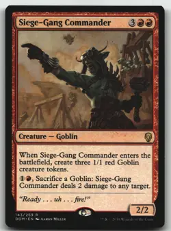 Siege-Gang Commander R Dominaria 143 LP - Image 1