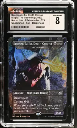 VOID BECKONER Ikoria Spacegodzilla Death Corona Foil CGC 8 MTG - Image 1