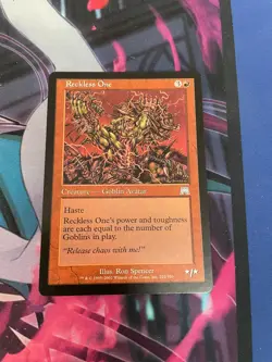 MTG - RECKLESS ONE - UNCOMMON - ONSLAUGHT - LP - Image 1