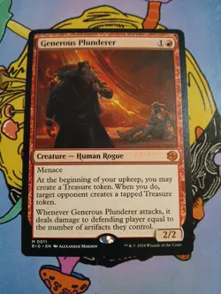 MTG Generous Plunderer NM-Mint Outlaws of Thunder Junction: The Big Score - Image 2