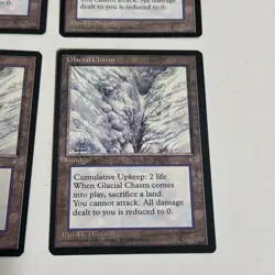 MTG - Magic the Gathering - 4 x Glacial Chasm - Ice Age - Image 2